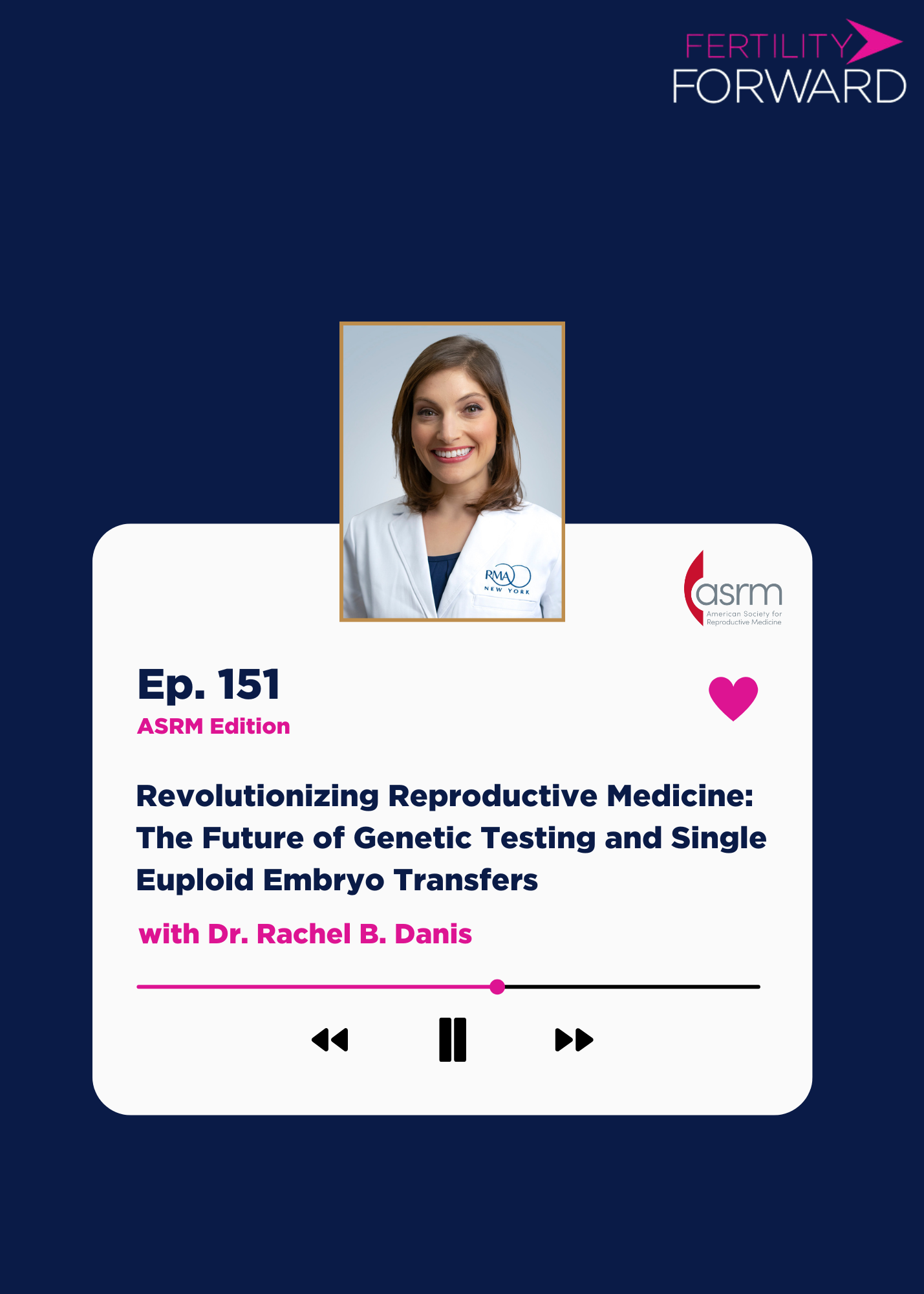 Ep 151: Revolutionizing Reproductive Medicine: The Future of Genetic Testing and Single Euploid Embryo Transfers