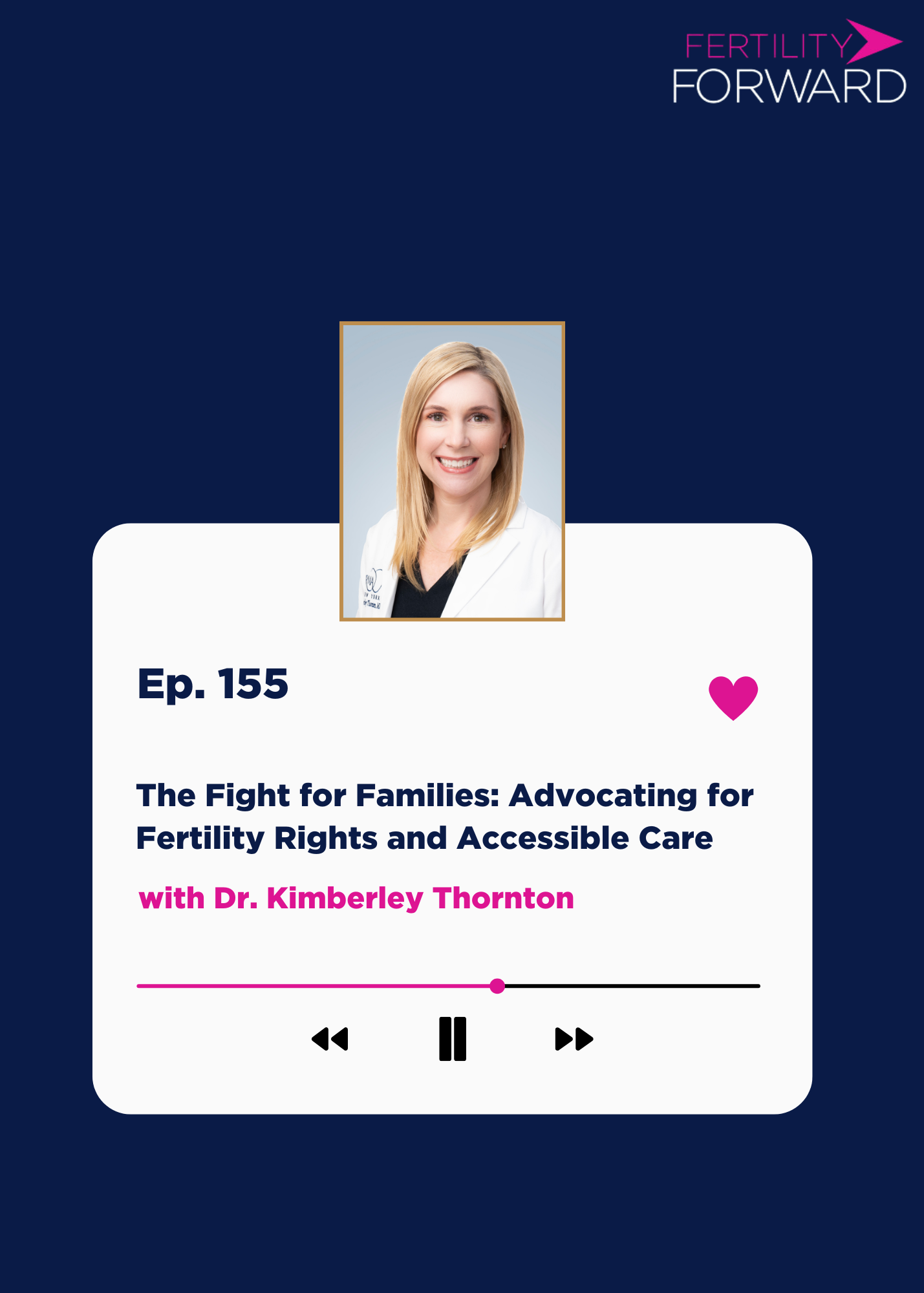 Ep 155: The Fight for Families: Advocating for Fertility Rights and Accessible Care with Dr. Kimberley Thornton