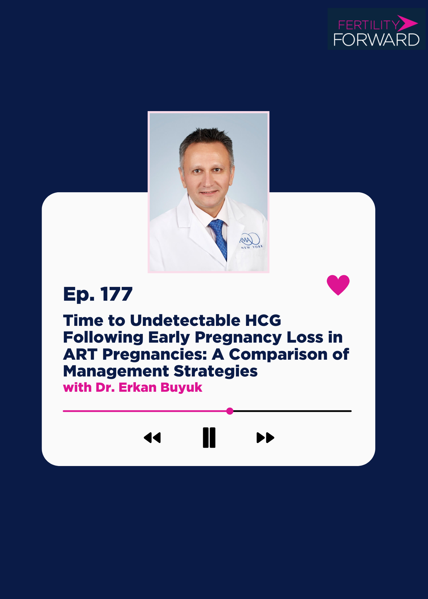 Ep 177: &lsquo;Time to Undetectable HCG Following Early Pregnancy Loss in ART Pregnancies: A Comparison of Management Strategies&rsquo; with Dr. Erkan Buyuk